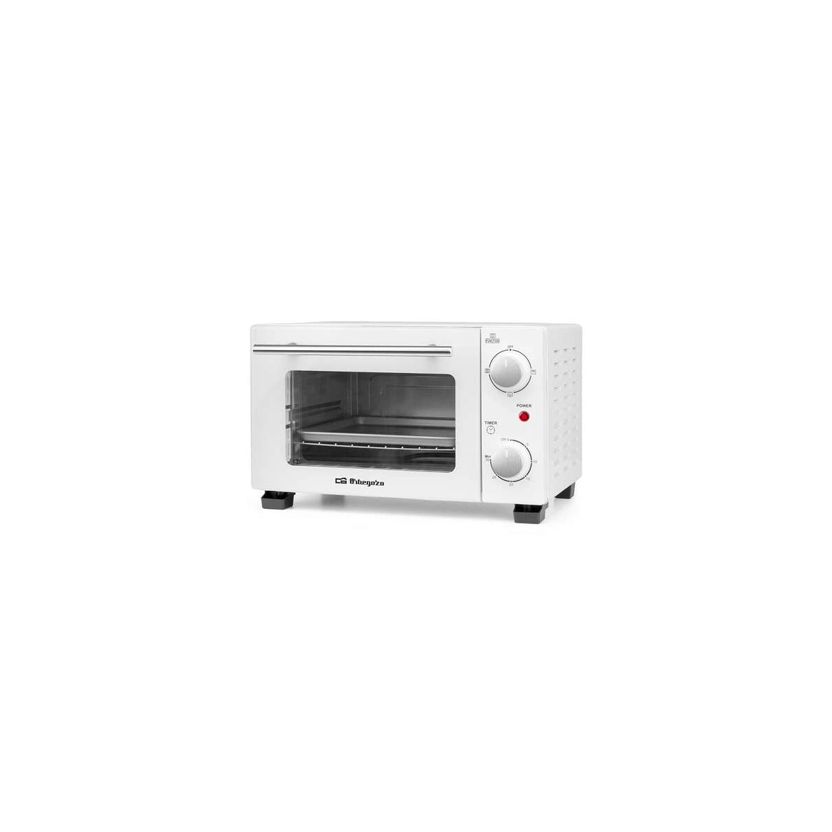 Forno Elétrico Multifunções Orbegozo HO 975 - Potente e Versátil - Ideal para Assar - Gratinar e Aquecer - com Capacidade de 10 Litros e Timer de 30 Minutos