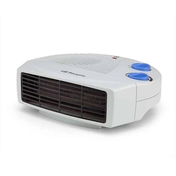 Aquecedor horizontal Orbegozo FH 5008 - Potência 2000W - 2 posições de aquecimento - Termostato ajustável - Proteção contra superaquecimento - Função de ventilador