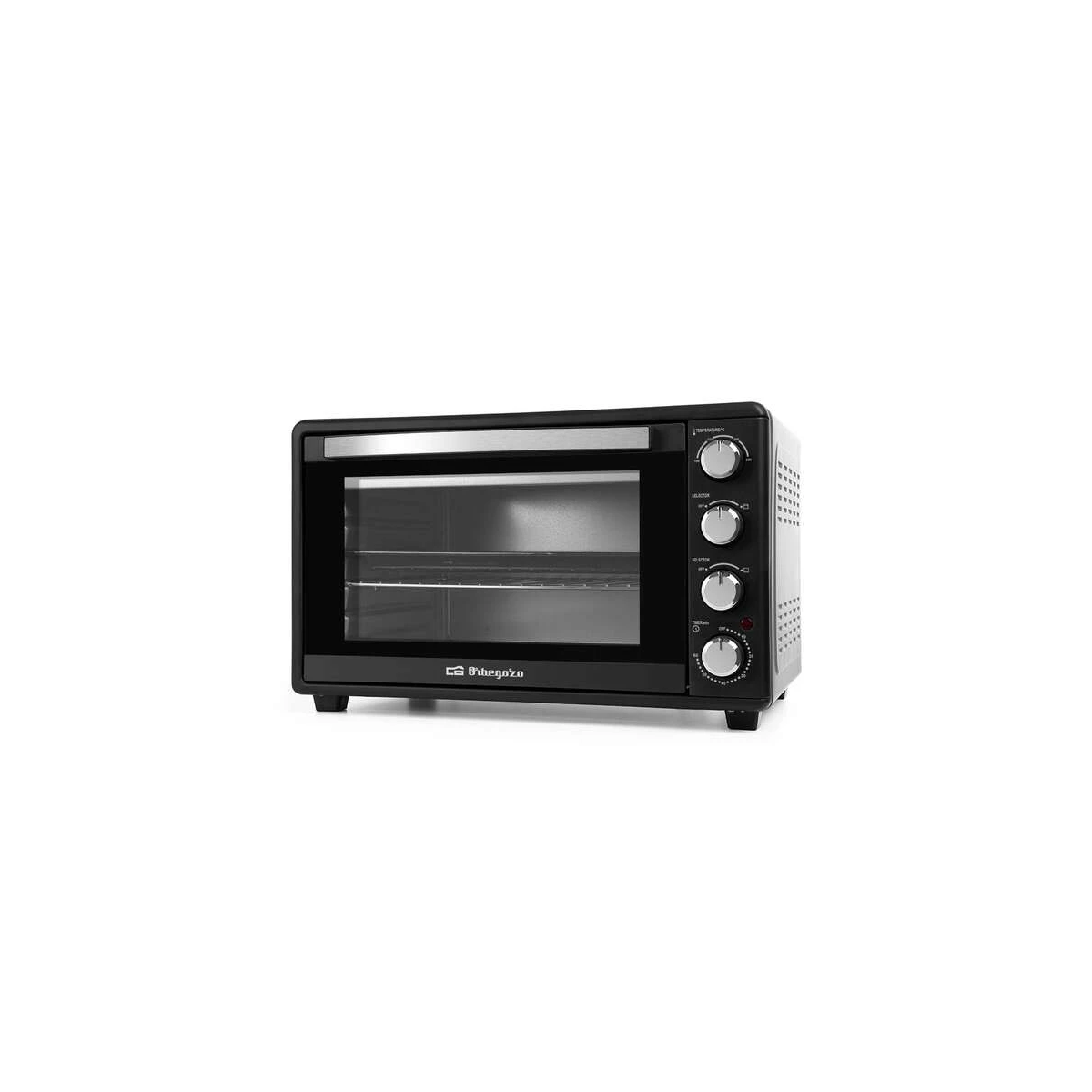 Forno Multifunções para Sobremesas Orbegozo HO 455 - Capacidade 45L - Potência 2000W - Seletor de temperatura até 230ºc - Temporizador 60min - Resistências em Aço Inox