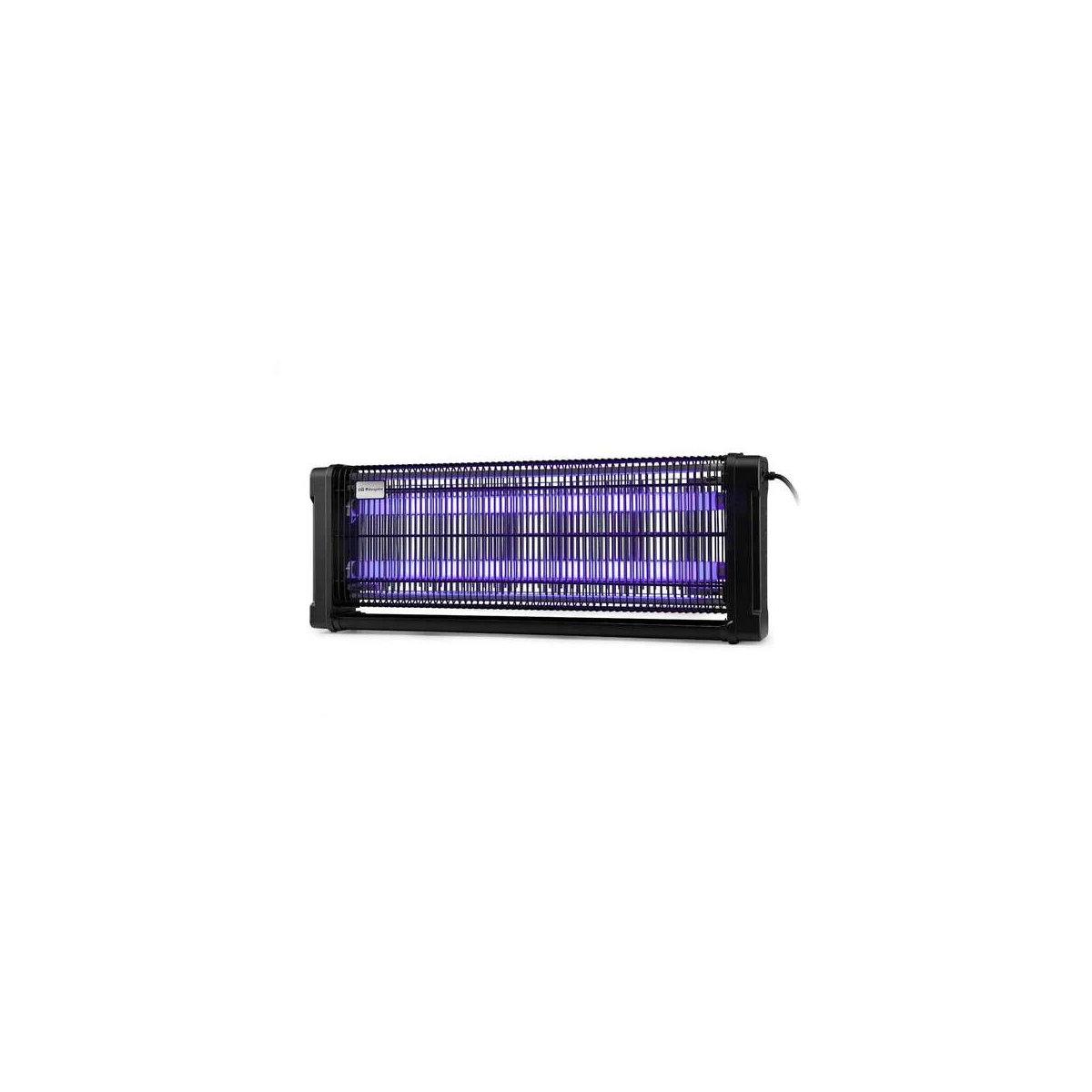 Orbegozo MQ 5040 Assassino Elétrico Ecológico e Eficaz de Mosquitos - Luz Ultravioleta para Atrair Insetos - Grade Protetora e Bandeja Removível - Potência 40W