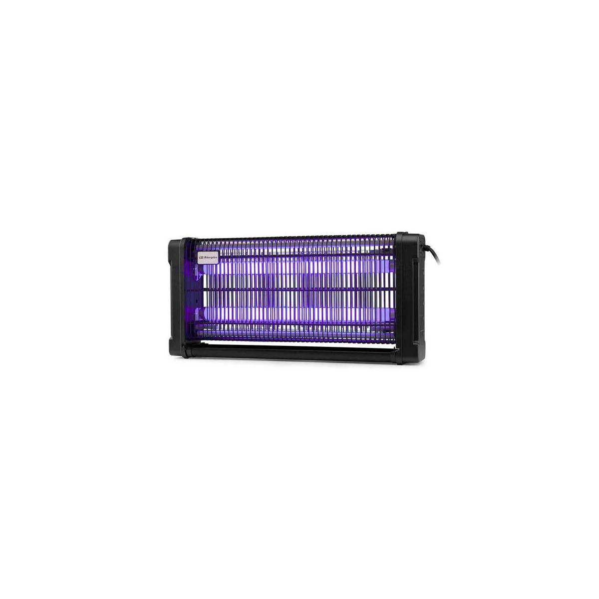 Orbegozo MQ 5030 Mata-mosquitos ecológico e eficaz - Luz ultravioleta para atrair insetos - Choque elétrico para eliminá-los - Grade protetora e bandeja lavável - Fácil de usar e seguro