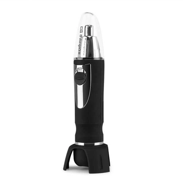 Cortador Orbegozo NO 3100 com luz para nariz e orelhas - Sem fio - Confortável e fácil de usar - Caixa ergonômica - Base embutida - Inclui escova de limpeza