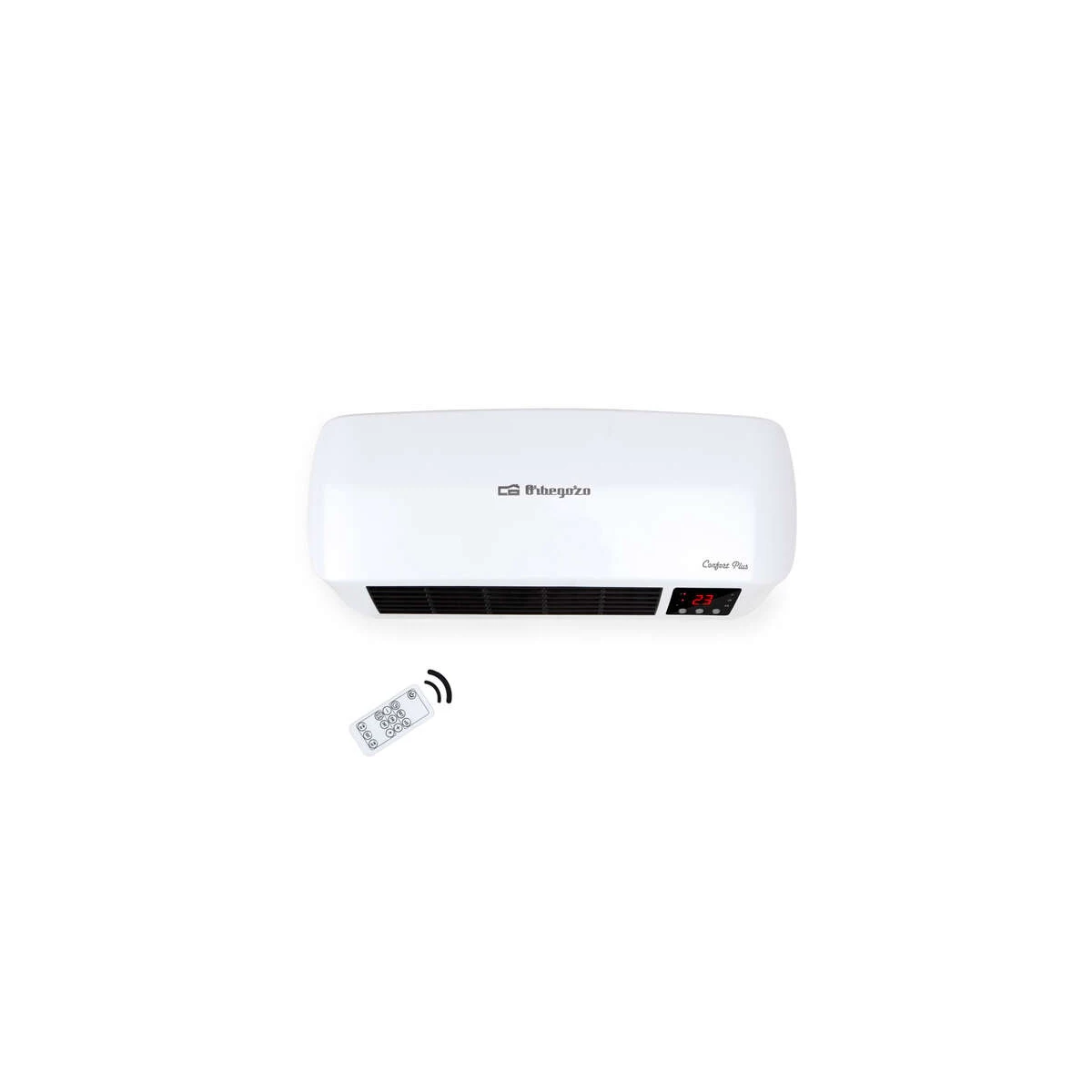 Aquecedor de banheiro cerâmico split Orbegozo SP 6000 - IP-22 - 2000W - Programável - Controle remoto - Economia de energia - Segurança
