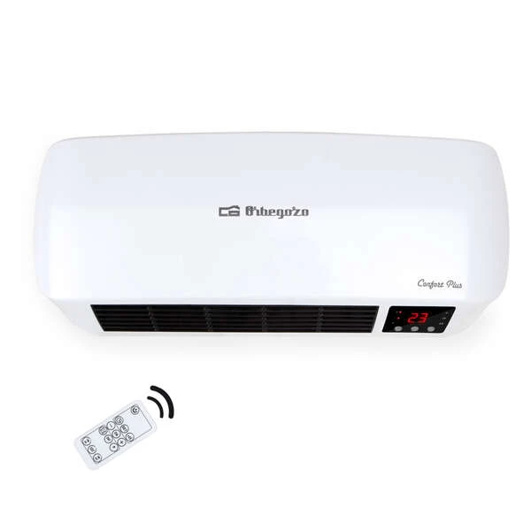 Aquecedor de banheiro cerâmico split Orbegozo SP 6000 - IP-22 - 2000W - Programável - Controle remoto - Economia de energia - Segurança
