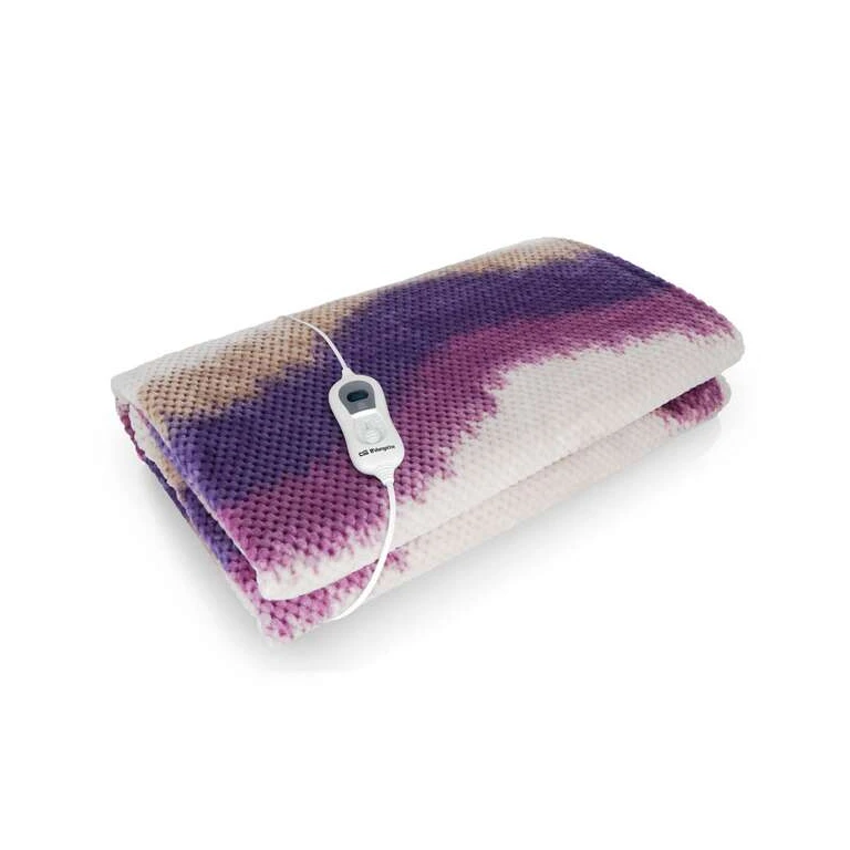 Orbegozo MAH 2500 Manta Elétrica de Calor Instantâneo - 3 Níveis de Potência - Controle Eletrônico Removível - Capa Lavável - Design Elegante e Seguro