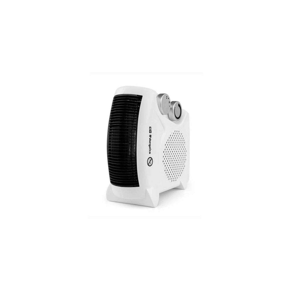 Orbegozo FH 5040 um aquecedor 2 em 1 - Potência 2000W - Seletor rotativo de 3 posições - Função ventilador - Alça de transporte - Proteção contra superaquecimento