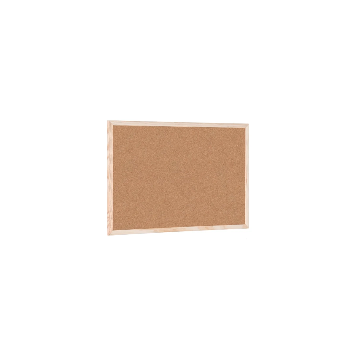 Placa de Cortiça Dupla Face Bi-Office 600x400mm Moldura Natural