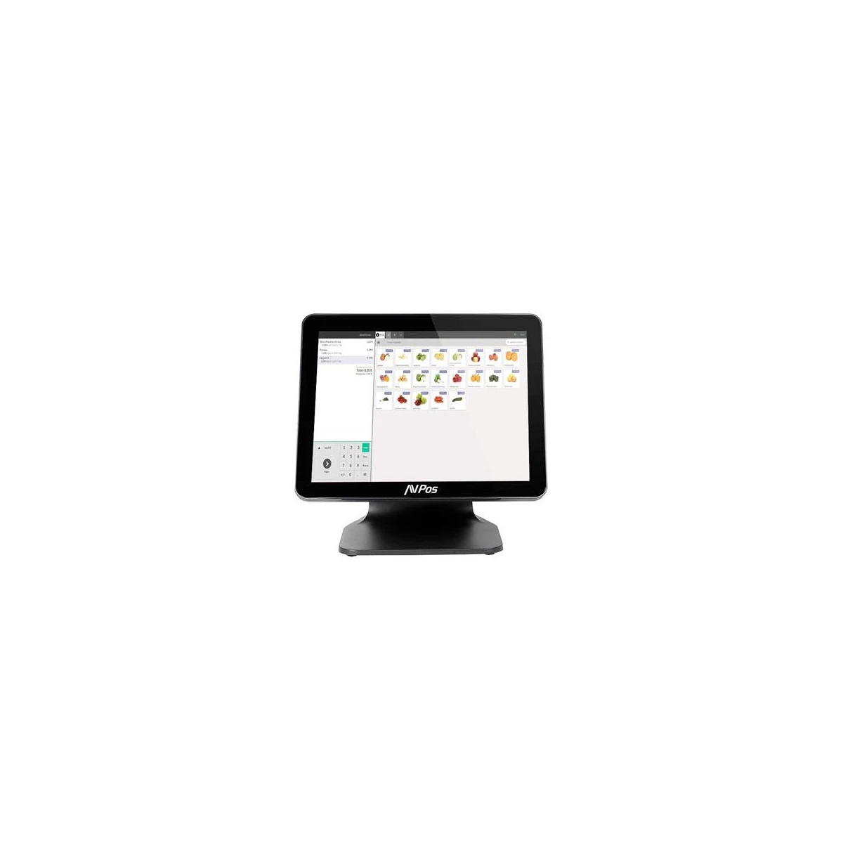 AVPos TPV K4000 Slim 15 Touch - RK3568 - Memória 4gb - SSD 64 Gb - Cor preta