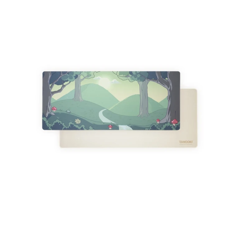 Mouse Pad Tanooki Yuki FR-TEC - Dimensões 900x400x3mm - Reversível - À prova d'água - Bordas costuradas