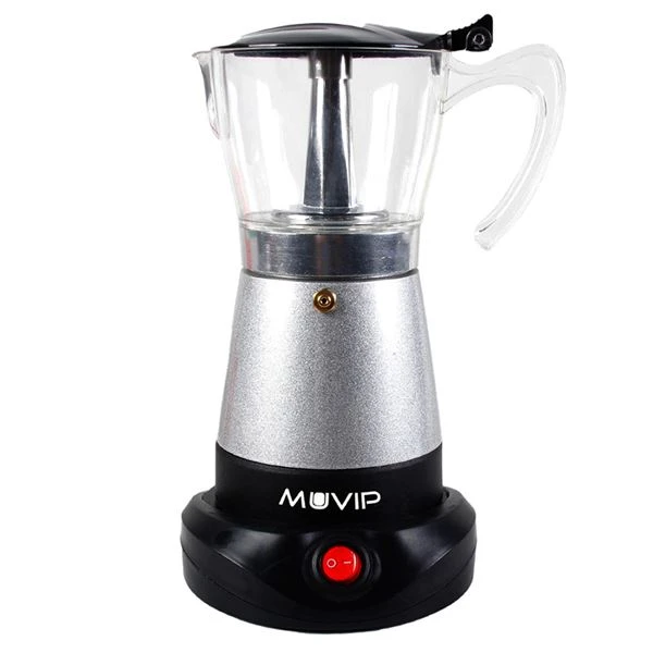 Muvip Café de Goteo - Eléctica - 480W - Aquecimento integrado - Contêiner de transparentes - Capacidade para 6 Tazas