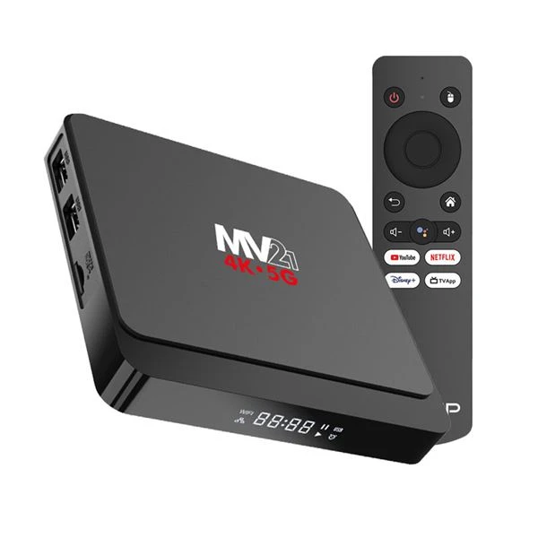 Mini PC Mini PC Smart TV MV21 4K 5G - Android 13 - Quad Core - 2 GB de RAM - 16 GB -