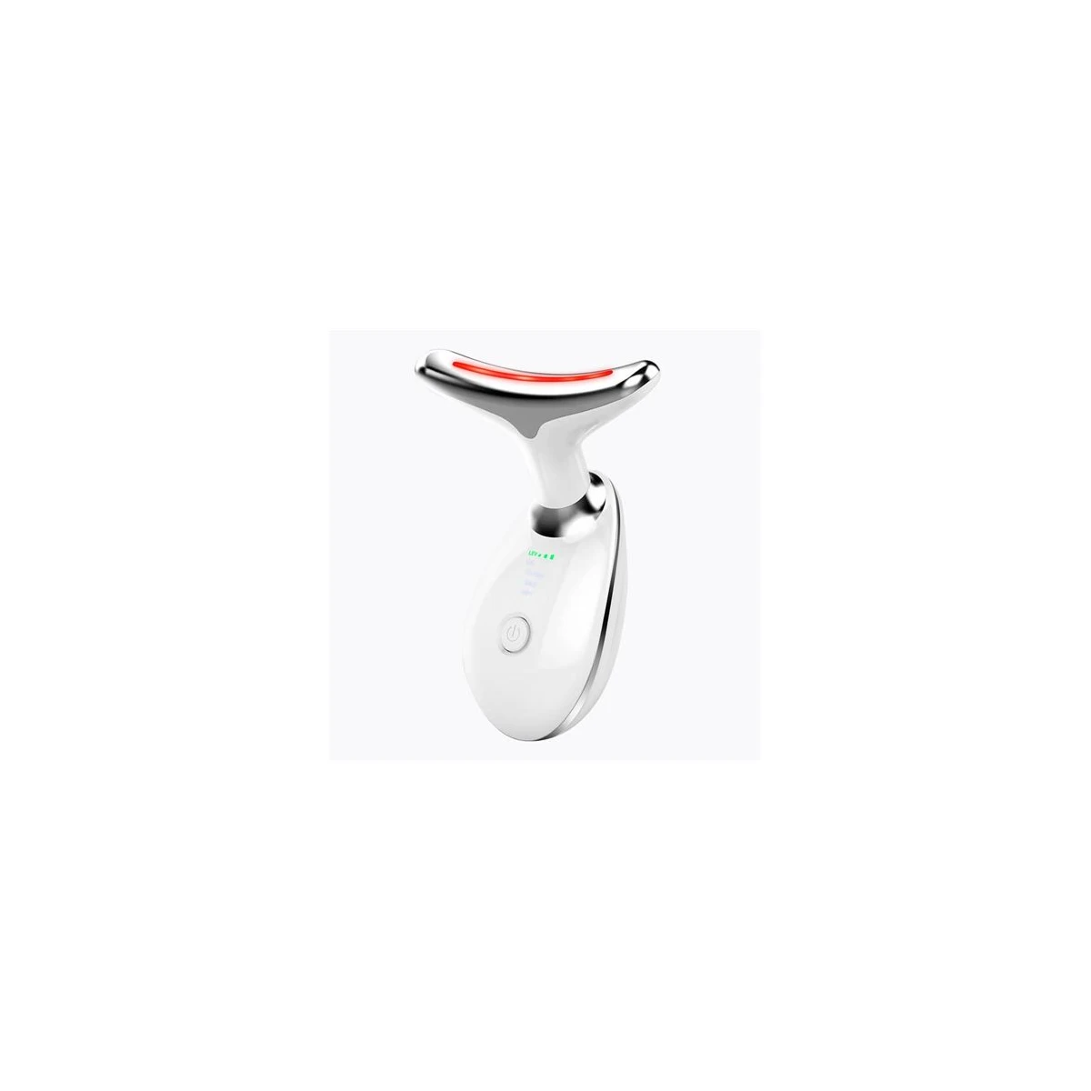 XO FG05 Masajeador de Cuello y Nuca - Vibração até 7000/min - micro impulsos - 3 modos de masaje e luminoterapia - cor branca