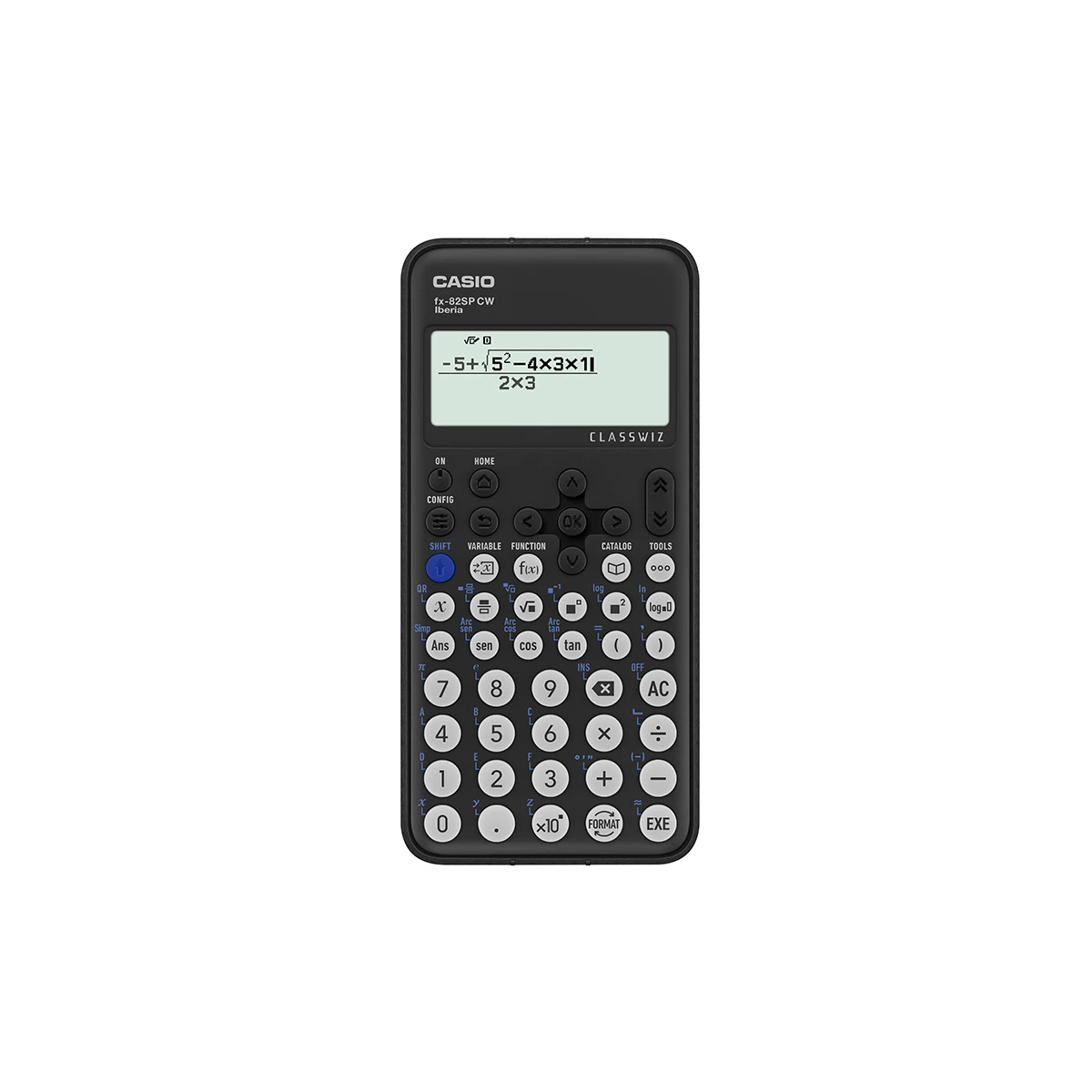 Calculadora casio fx-82sp cw iberia classwiz cientifica 300 funcoes 9 memorias com capa