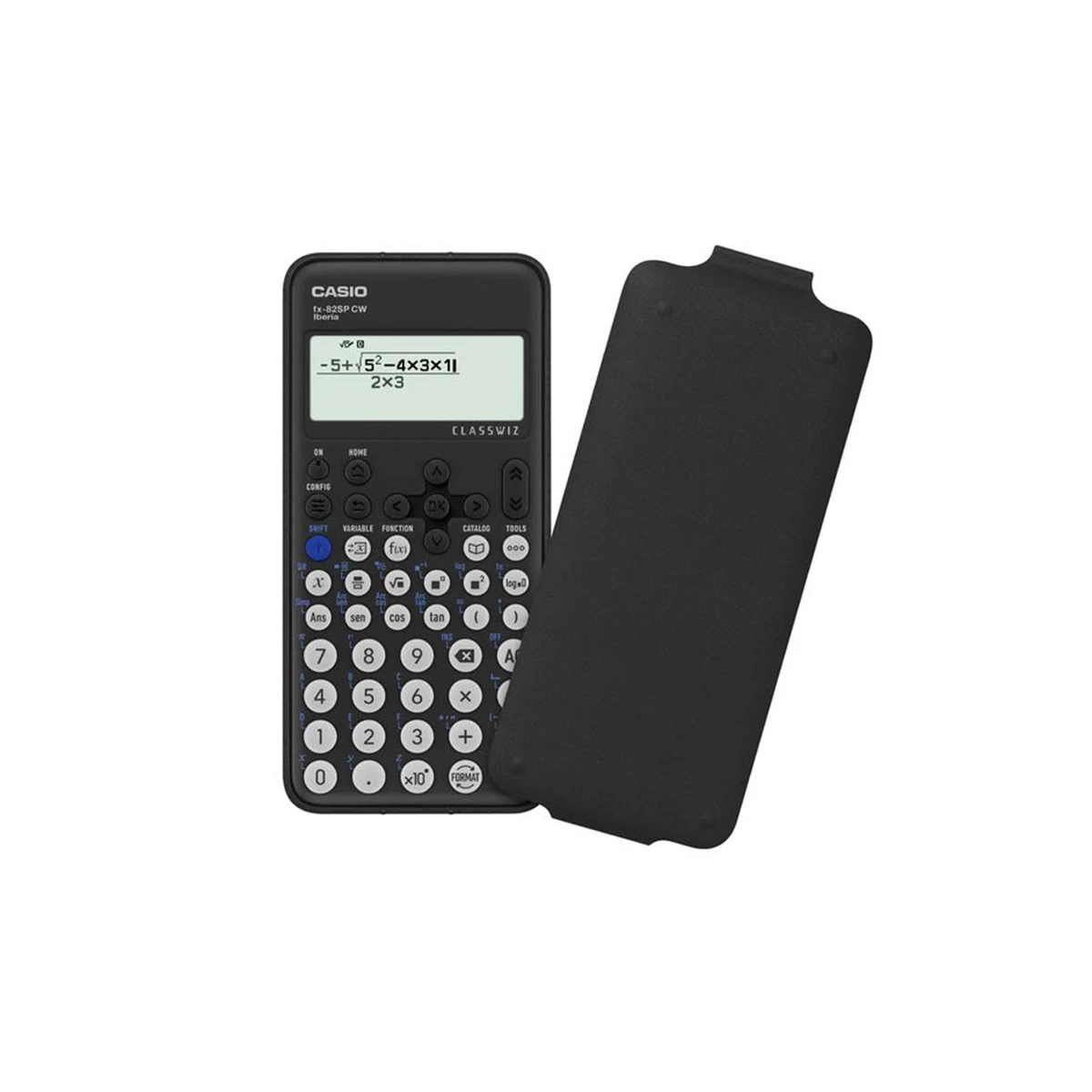 Calculadora casio fx-82sp cw iberia classwiz cientifica 300 funcoes 9 memorias com capa