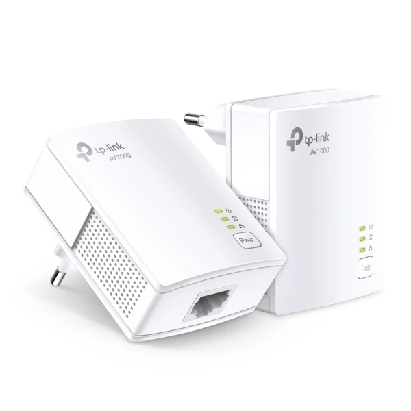 TP-Link TL-PA7017 KIT adaptador de rede PowerLine 1000 Mbit/s Ethernet LAN Branco 2 unidade(s)