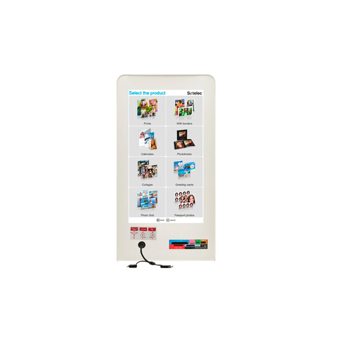Kiosko 15/' + card reader + software i kiosk creative