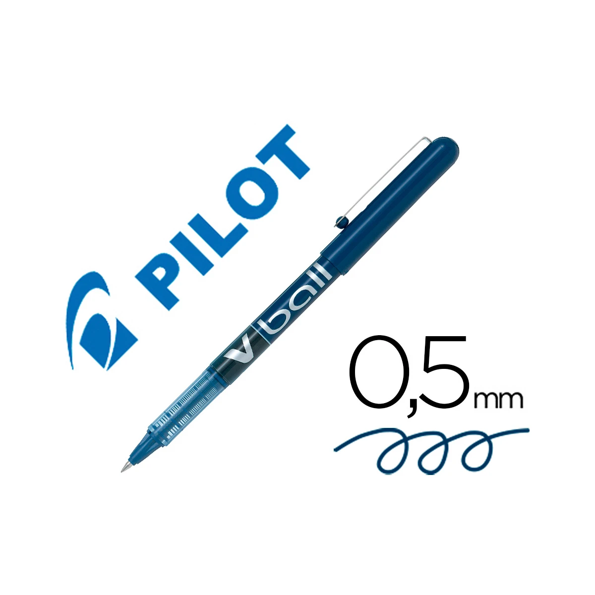 Marcador pilot roller v-ball azul 0.5 mm