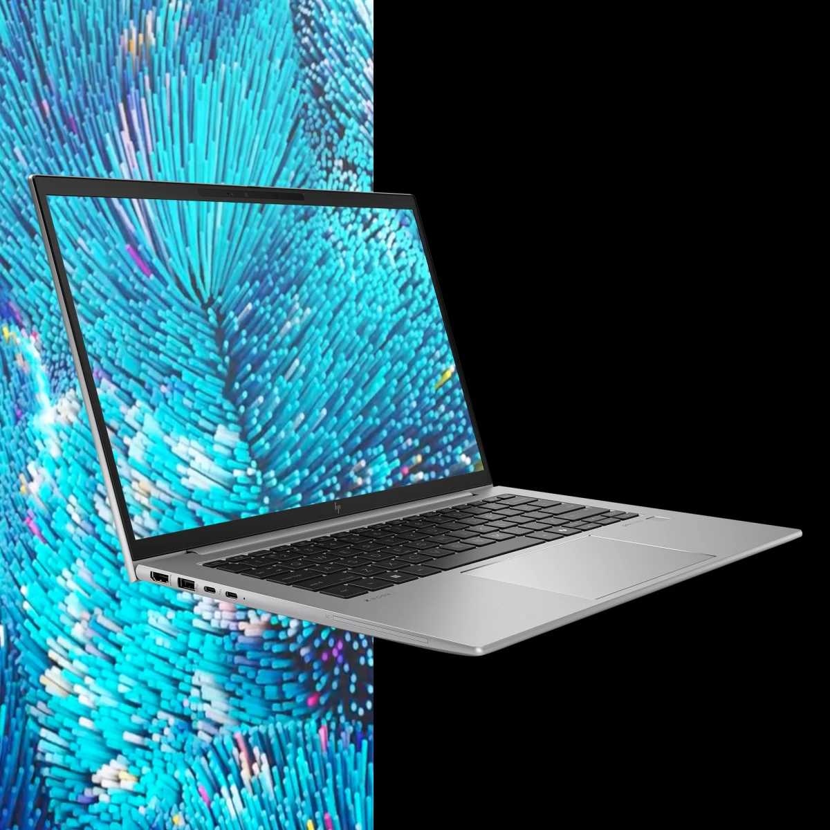 HP ZBook Firefly 14 G11 Intel Core Ultra 7 165H Estação de trabalho móvel 35,6 cm (14") WQXGA 32 GB DDR5-SDRAM 1 TB SSD NVIDIA RTX A500 Wi-Fi 6E (802.11ax) Windows 11 Pro Prateado