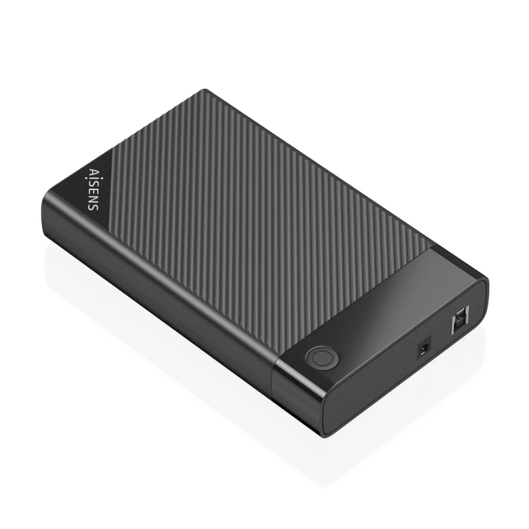 AISENS ASE-3529B Caixa para Discos Rígidos Caixa de disco rígido Preto 3.5"
