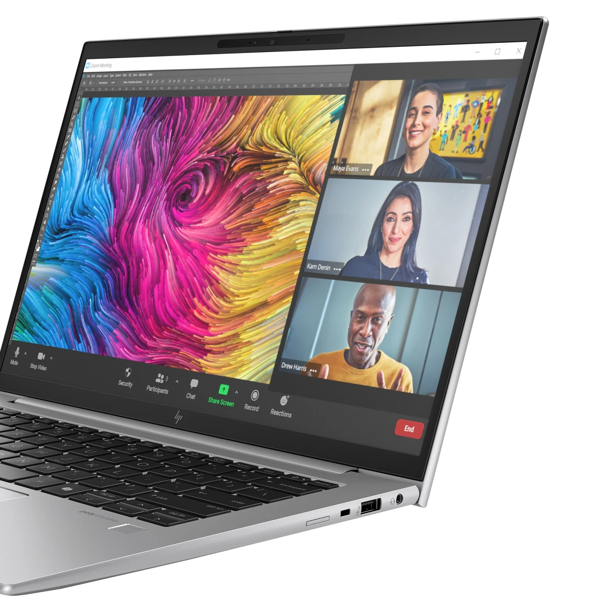 HP ZBook Firefly 14 G11 Intel Core Ultra 7 165H Estação de trabalho móvel 35,6 cm (14") WQXGA 32 GB DDR5-SDRAM 1 TB SSD NVIDIA RTX A500 Wi-Fi 6E (802.11ax) Windows 11 Pro Prateado