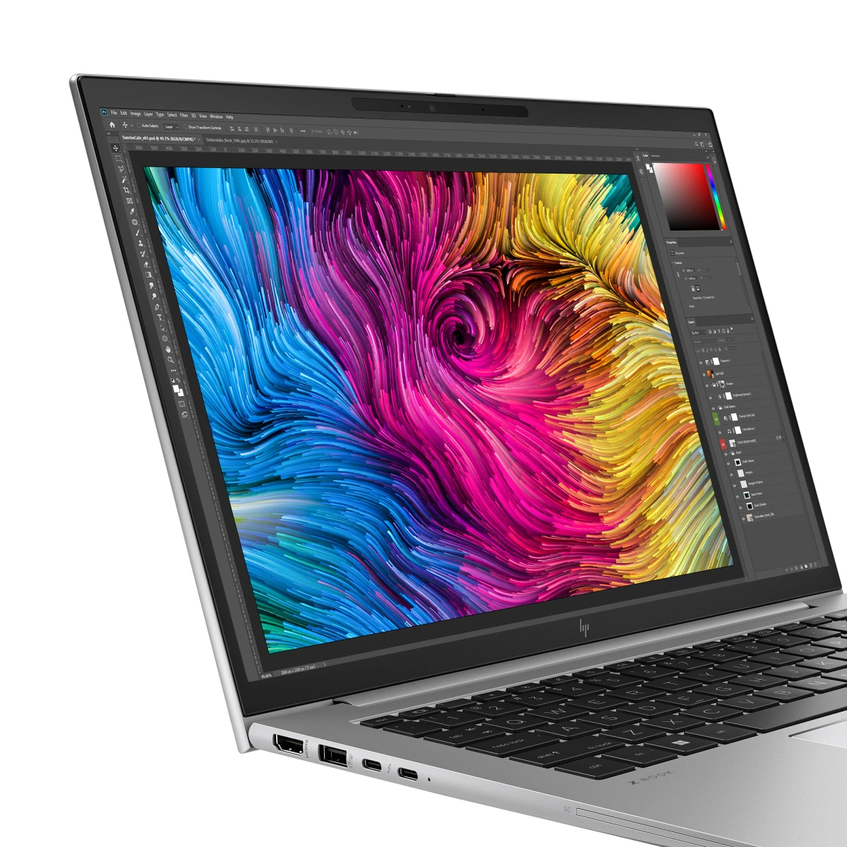 HP ZBook Firefly 14 G11 Intel Core Ultra 7 165H Estação de trabalho móvel 35,6 cm (14") WQXGA 32 GB DDR5-SDRAM 1 TB SSD NVIDIA RTX A500 Wi-Fi 6E (802.11ax) Windows 11 Pro Prateado