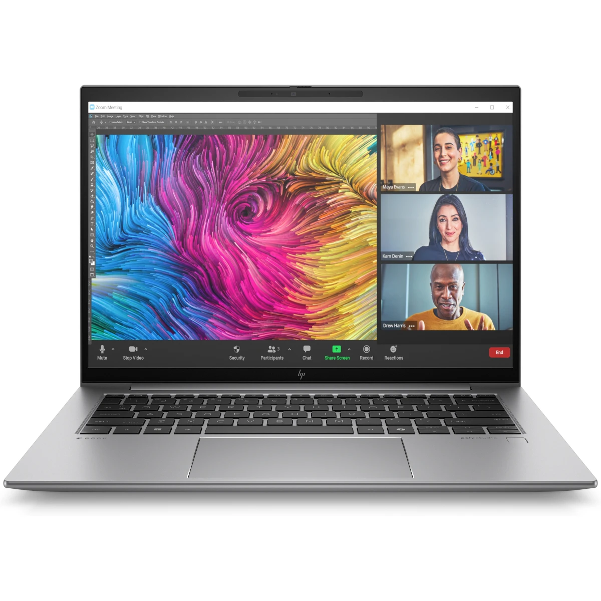 HP ZBook Firefly 14 G11 Intel Core Ultra 7 165H Estação de trabalho móvel 35,6 cm (14") WQXGA 32 GB DDR5-SDRAM 1 TB SSD NVIDIA RTX A500 Wi-Fi 6E (802.11ax) Windows 11 Pro Prateado