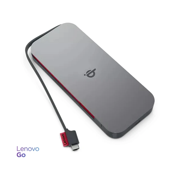 Lenovo GO Polímero de lítio (LiPo) 10000 mAh Carregamento wireless Cinzento