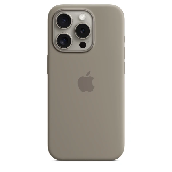 iPhone 15 Pro Silicone Case with MagSafe - Clay 