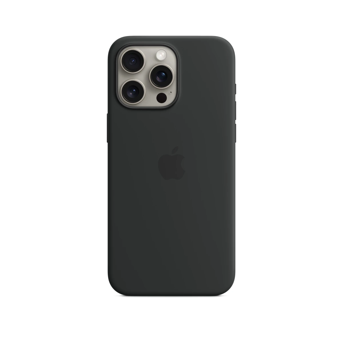 iPhone 15 Pro Max Silicone Case with MagSafe - Black