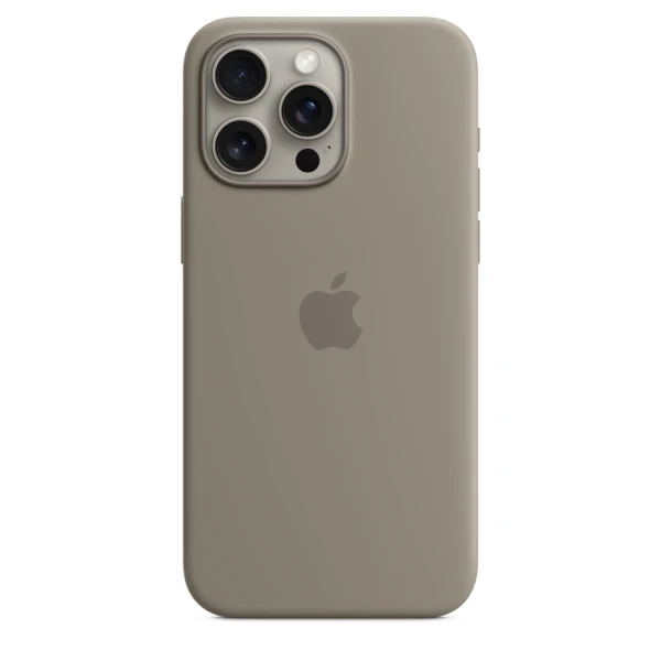 iPhone 15 Pro Max Silicone Case with MagSafe - Clay 