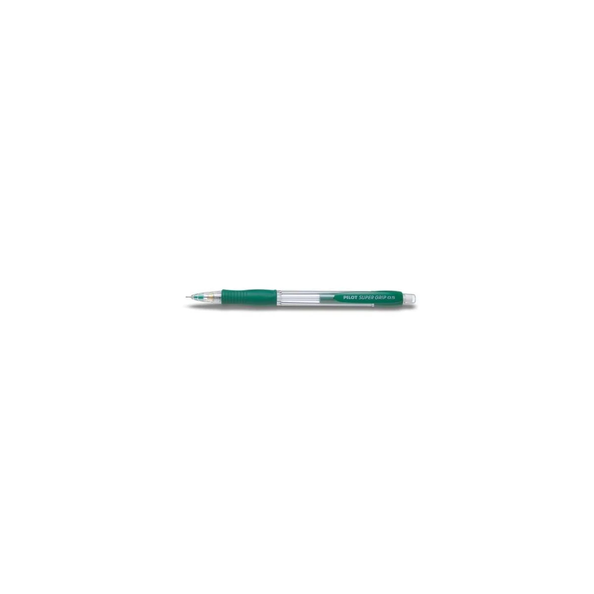Lápis mecânico Pilot SuperGrip H185 - Linha 0,5 mm - Mina HB - Corpo verde
