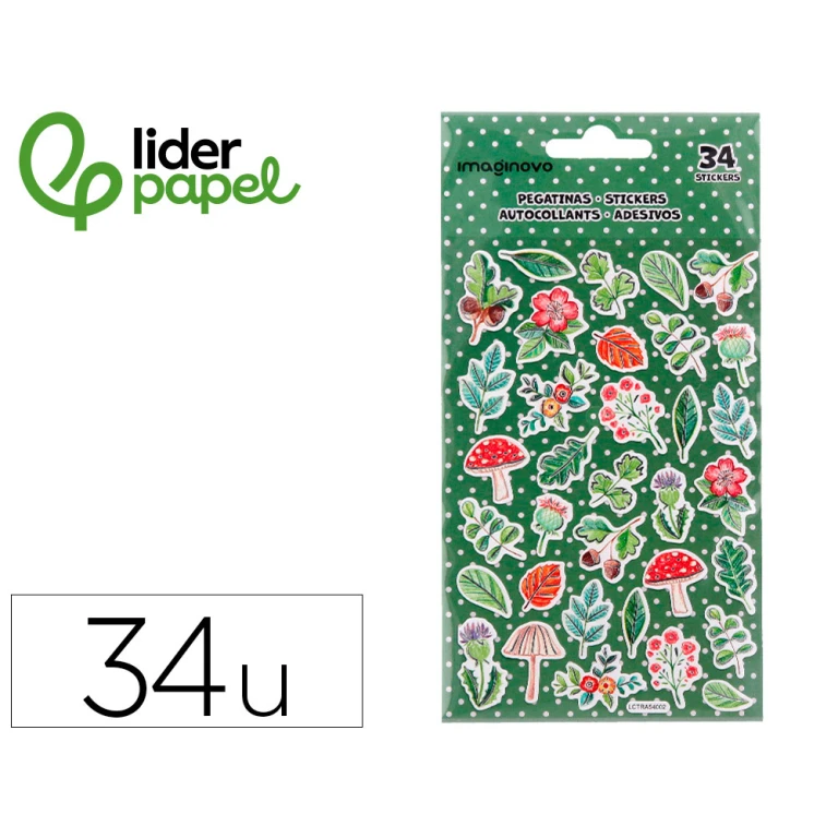 Autocolantes liderpapel flores vintage de papel 190x100 mm