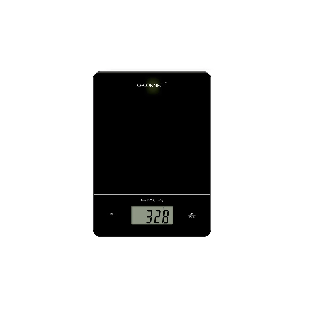 Balanca precisao q-connect digital com ecra lcd precisao 1 gr capacidade de 5 gr a 15 kg 240x170x17,5mm