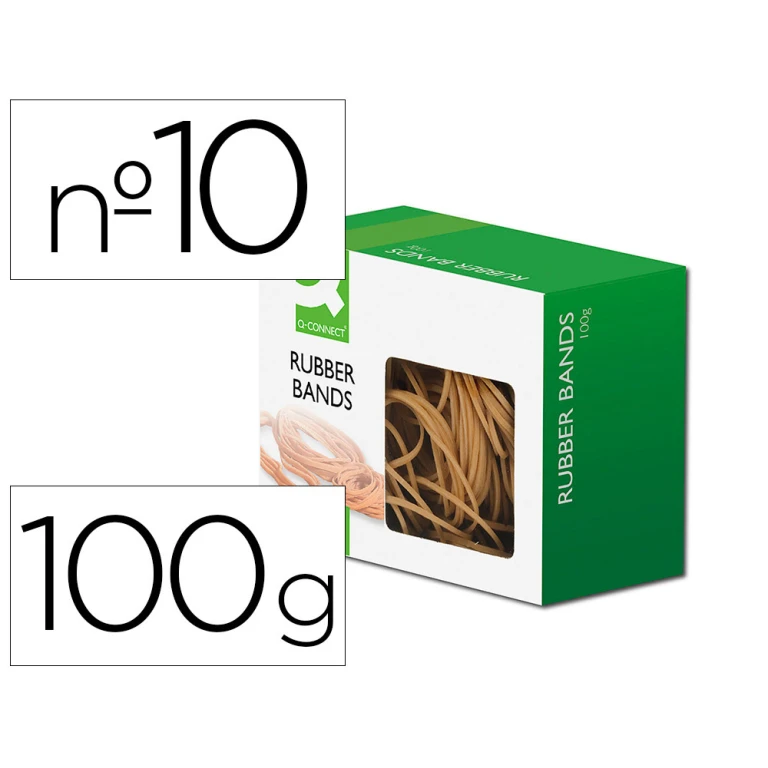Elasticos q-connect 100 gr tamanhos sortidos