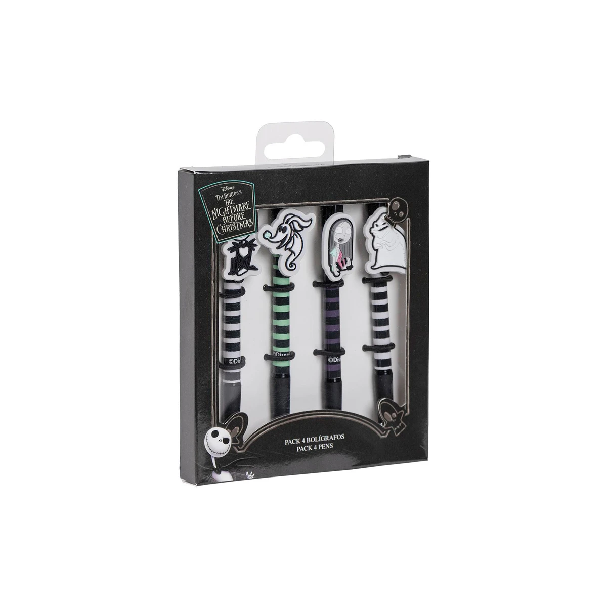 Esferografica cerda nightmare before christmas pack de 4 unidades sortidas