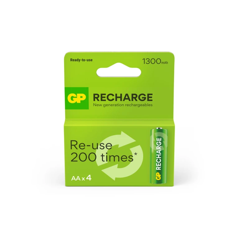 Pila gp recargable aa 1300 mah blister de 4 unidades