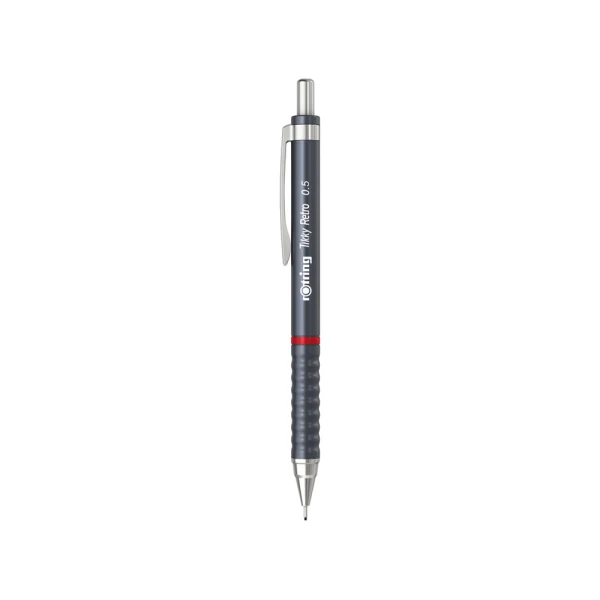 Portaminas rotring tikky retro 0,5 mm color gris - 12 unidades