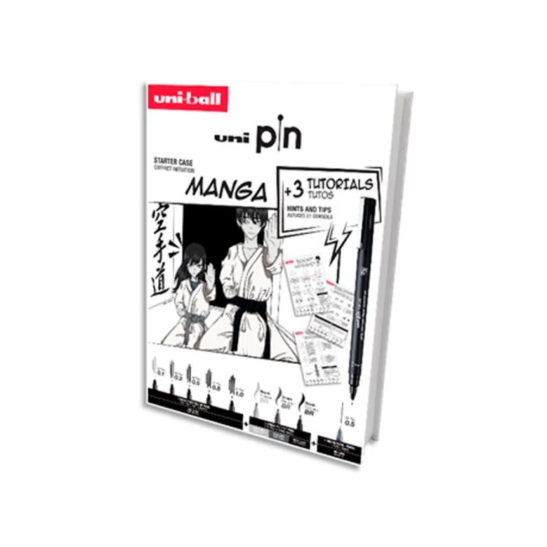 Set iniciacion rotuladores uniball pin manga starter n 1 blister de 8 unidades