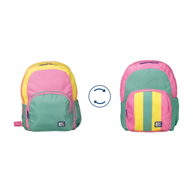 Mochila oxford reversible bubblegum 130x300x385 mm