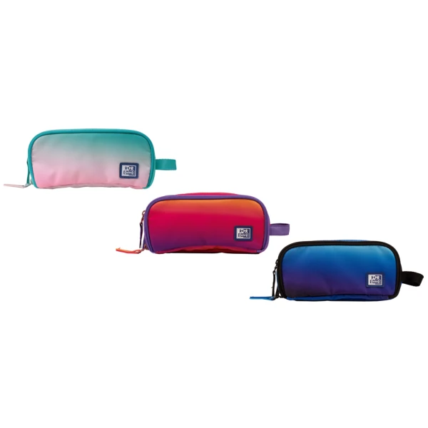 Estuche portatodo oxford kangoo gradient surtidos tres cremalleras 80x100x220 mm