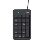 Trust 22221 teclado numérico Laptop/PC USB Preto