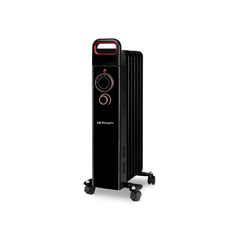 Radiador de óleo eficiente Orbegozo RUN 1500 - Potente e silencioso - Proteção contra superaquecimento e antitombamento - Fácil de transportar - Design atraente