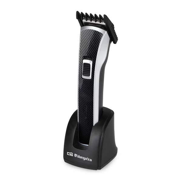 Orbegozo CTP 1200 Máquina de cortar cabelo elétrica recarregável resistente à água Corte preciso e confortável com 5 posições de corte - Cabeça e lâminas removíveis - e luz indicadora de carga