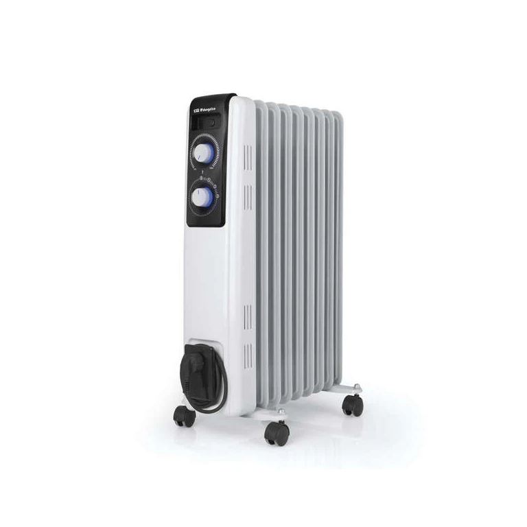 Radiador RF Orbegozo de Aceite Conforto total - Potência ajustável - Design moderno e elegante - Alta inércia térmica - Fácil de transportar - Segurança e silêncio