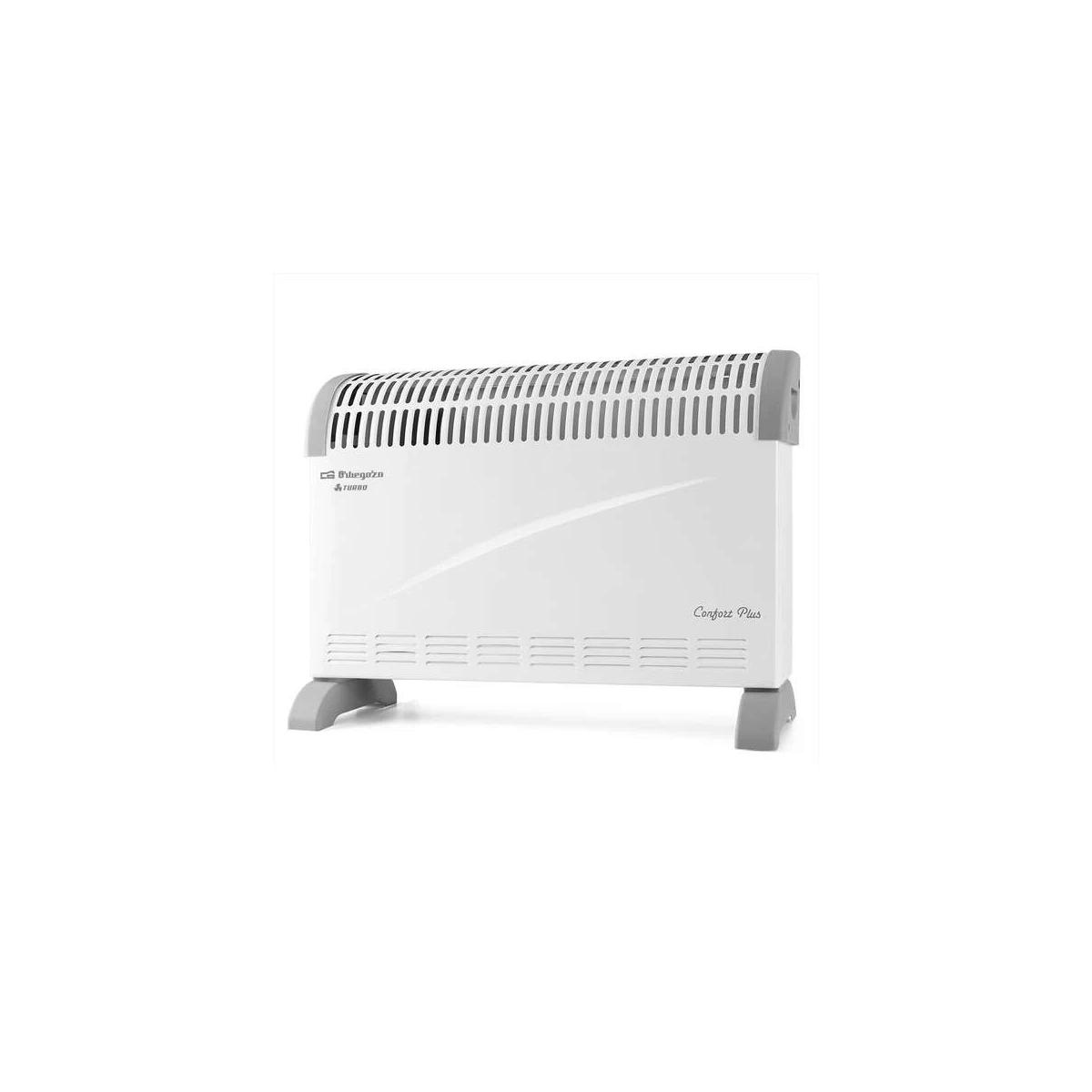 Orbegozo Convector CVT 3300 B - Potente aquecimento homogêneo e rápido Interruptores iluminados - Termostato ajustável - Proteção contra superaquecimento Ideal para pequenos espaços