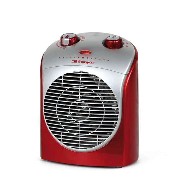 Aquecedor Orbegozo FH 5026 Red Comfort - Potência de 2200W - Proteção contra superaquecimento - Função de oscilação de 90° - Controle de temperatura ajustável - Segurança anti-tombamento