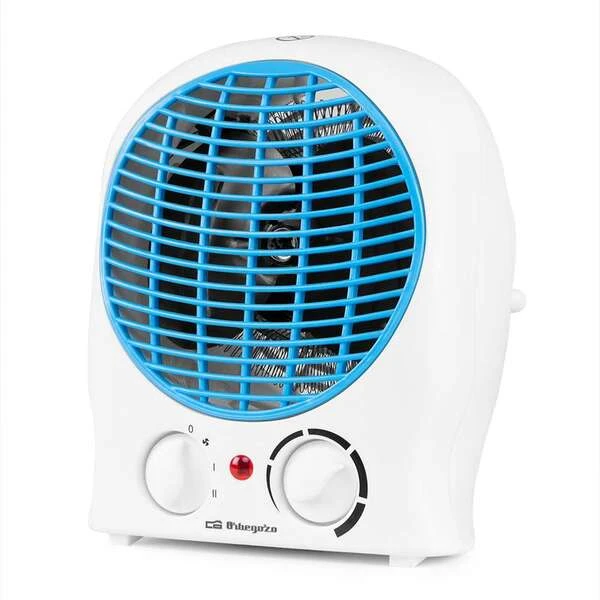 Aquecedor vertical Orbegozo FH 5525 - Potência de 2000 W - Controle de temperatura ajustável - 2 níveis de potência - Proteção contra superaquecimento - Design elegante