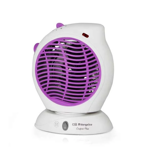 Aquecedor vertical oscilante Orbegozo FH 5580 - Controle de temperatura ajustável - Proteção contra superaquecimento - Função de aquecimento instantâneo e ventilador de ar frio