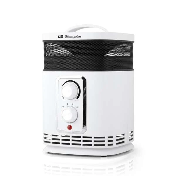 Aquecedor Orbegozo CR 6025 Enviroheat - Aquecimento 360° - Potência 1500W - Design Moderno - Termostato Ajustável - Modo Ventilador - Seguro e Confiável - 100% Operativo - Indispensável em sua Casa