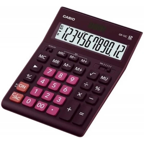 Calculadora Casio Gr -12C Sobremesa de 12 Digitos - Tela Extragrande - Símbolos do Comando de Função